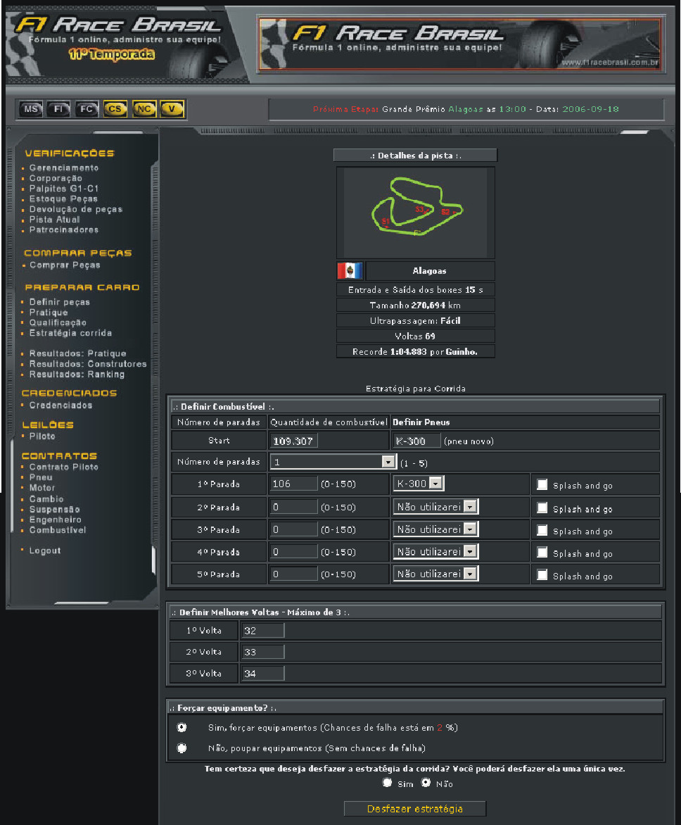 Estratégia de Corrida